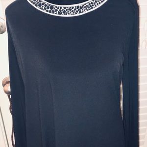 Michael Kors black swing dress XL